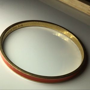 Kate spade under the sun orange bangle